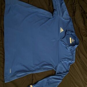 Adidas Blue Long Sleeve Shirt
